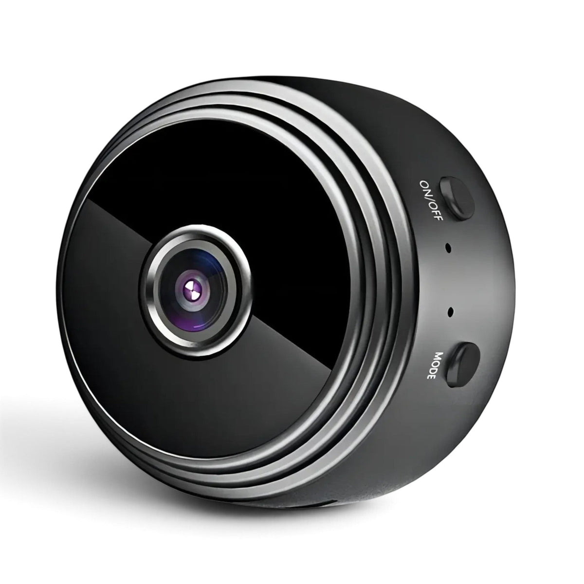 Cámara de seguridad A9 Mini negra, vista de detalle