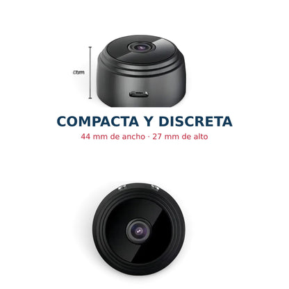 Dimensiones compactas de la cámara A9 Mini