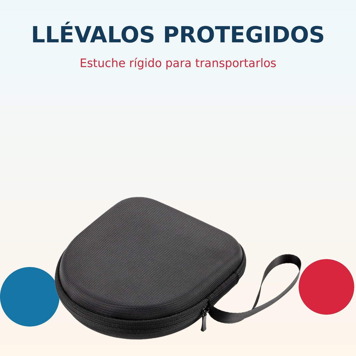 Estuche rígido de los audífonos Movisun K80