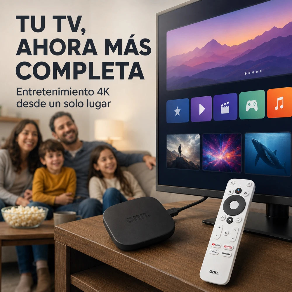 Dispositivo Streaming Onn Android TV 4K UHD