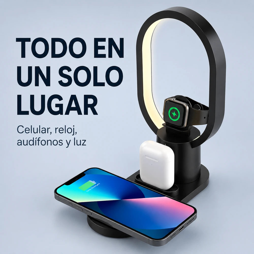 Base de Carga Inalámbrica AY-41 4 en 1