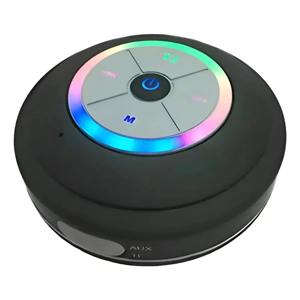 Parlante Bluetooth Impermeable RGB para Ducha