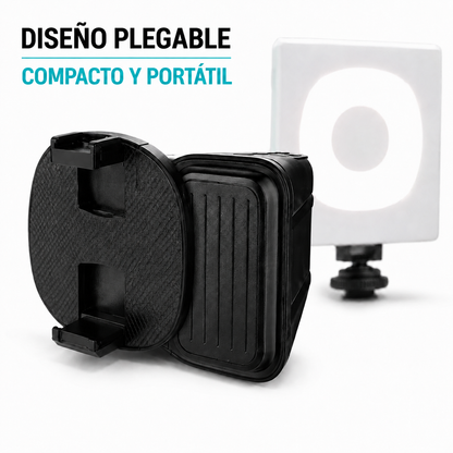 Asistente Bluetooth para celular con diseño plegable compacto y portátil