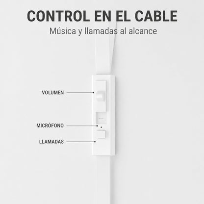 Control de volumen, micrófono y llamadas de los Chacha B6