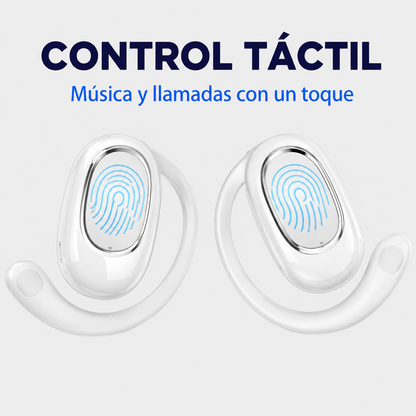 Control táctil de música y llamadas en audífonos YX39