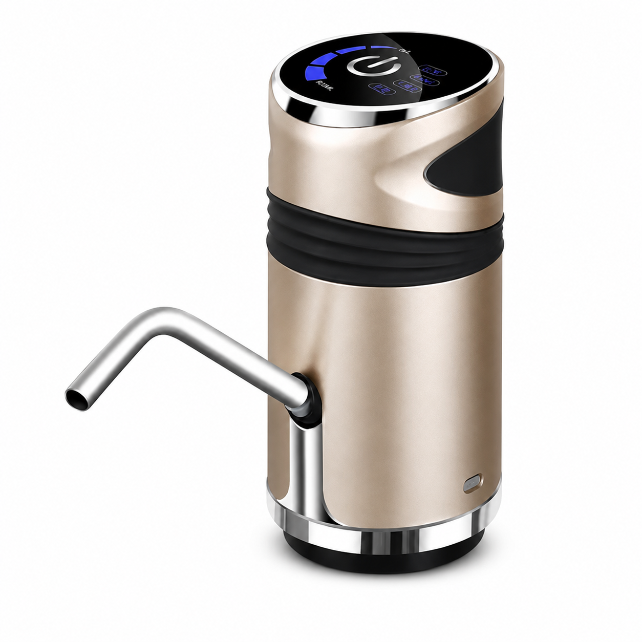 Dispensador automático recargable color champaña para botellón