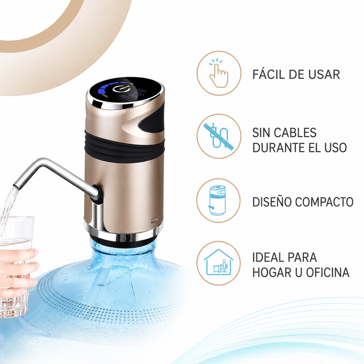 Beneficios del dispensador automático recargable para hogar u oficina