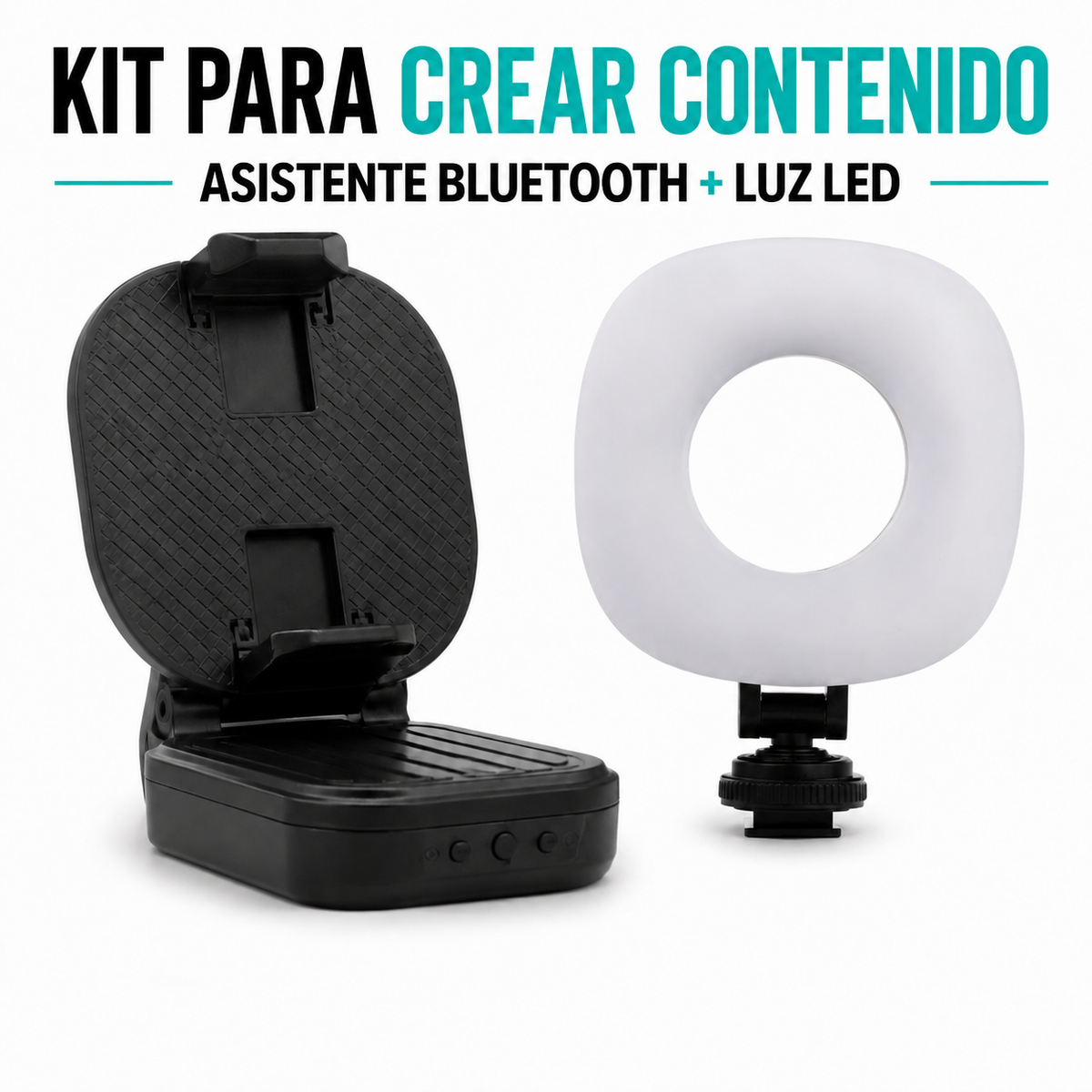 Kit para crear contenido con asistente Bluetooth y luz LED