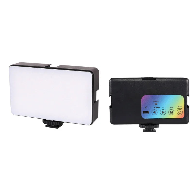 Vista frontal y posterior de la lámpara LED RGB WLR2