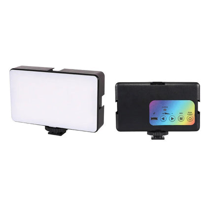 Vista frontal y posterior de la lámpara LED RGB WLR2