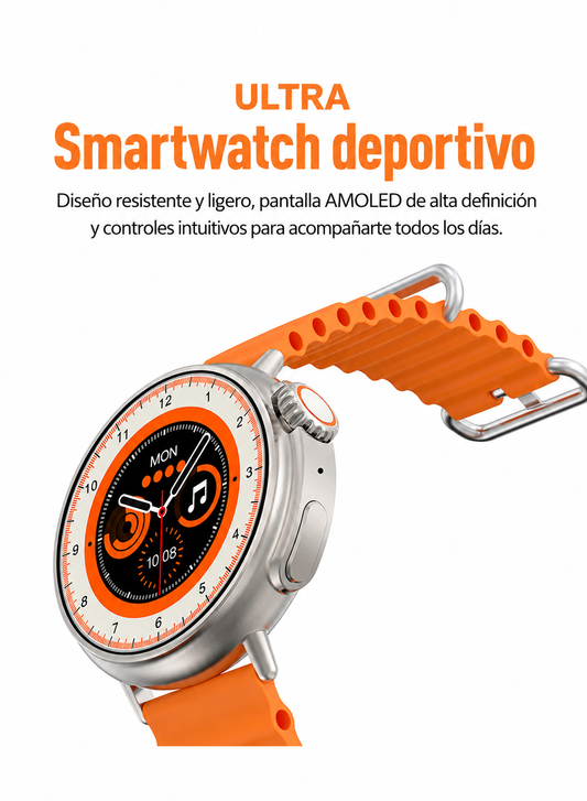 Smartwatch deportivo LG60 Ultra naranja