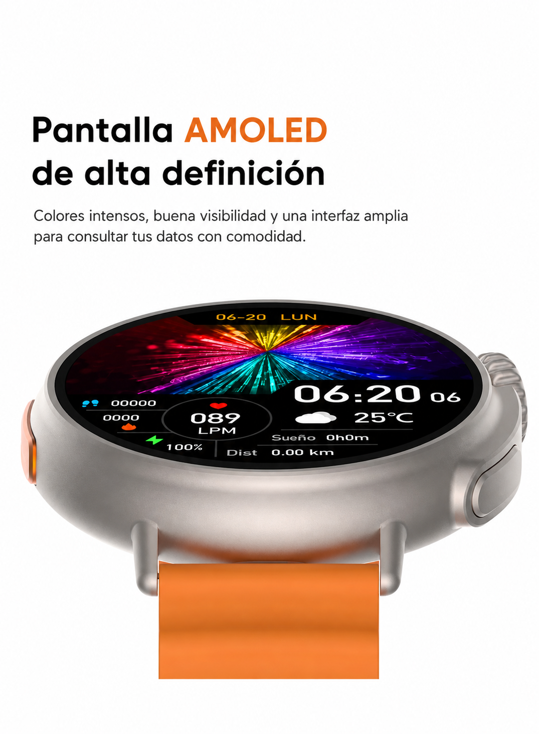 Pantalla AMOLED de alta definición del LG60 Ultra