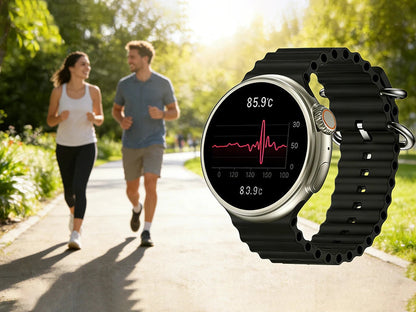 Smartwatch LG60 Ultra durante actividad al aire libre
