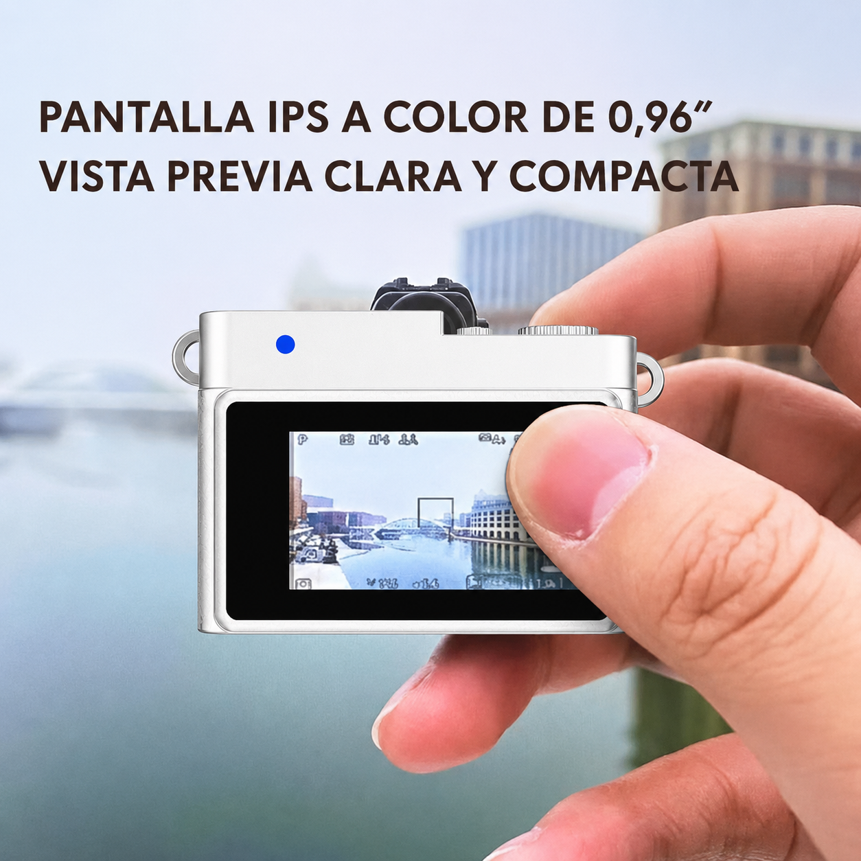Pantalla IPS de 0,96 pulgadas de la mini cámara S150