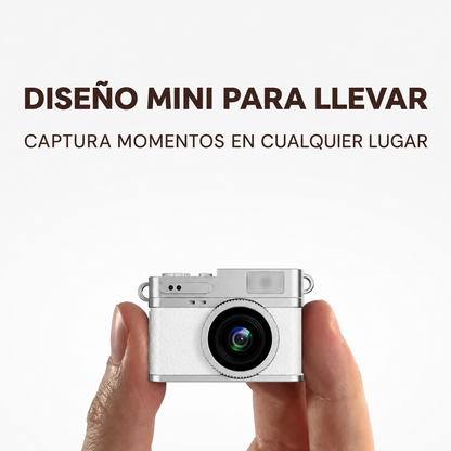 Diseño portátil de la mini cámara S150 blanca para llevar