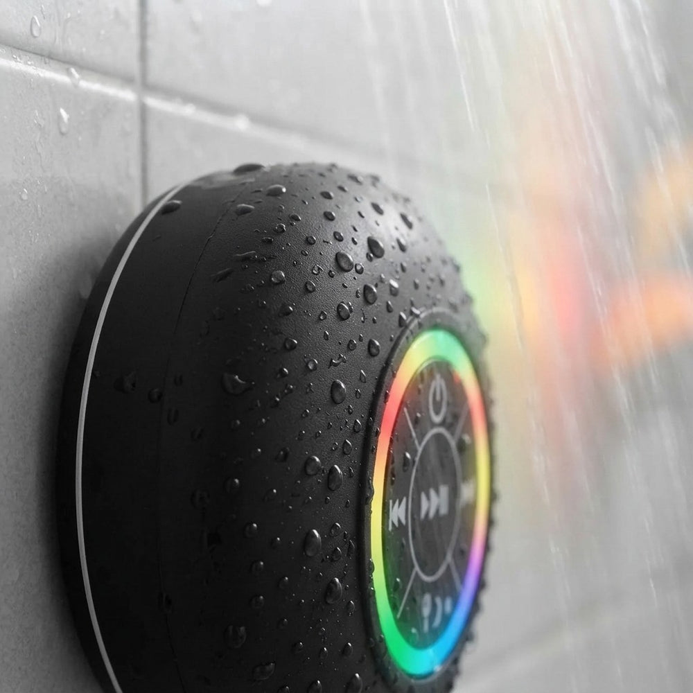 Parlante Bluetooth Impermeable RGB para Ducha