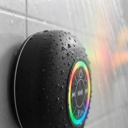 Parlante Bluetooth Impermeable RGB para Ducha